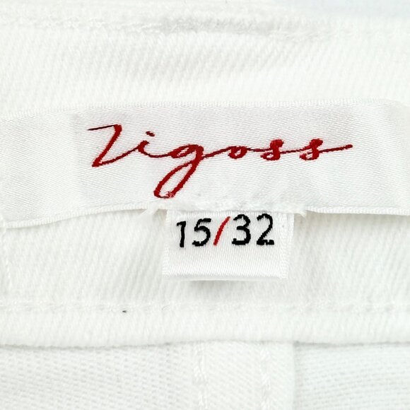 Vigoss Women's Stretch Fray Hem White Studded Denim Shorts Size 15/32 NWT - Picture 7 of 12